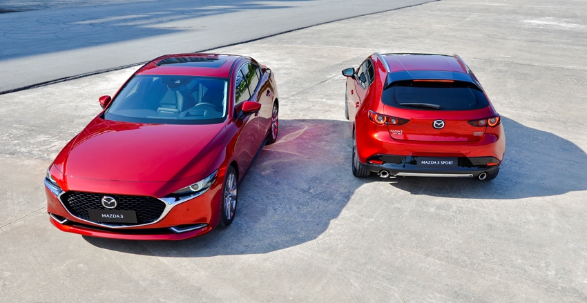 bộ đôi Mazda 3 và Mazda3 Sport mới