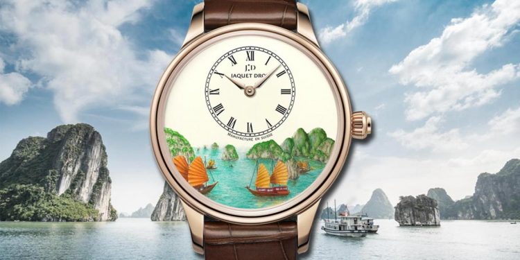 Vịnh Hạ Long xuất hiện trong thiết kế độc bản Petite Heure Minute của Jaquet Droz-1