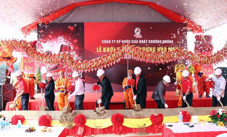 Công ty Nước giải khát Chương Dương khởi công xây dựng nhà máy tại Đồng Nai