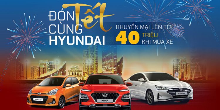 TC MOTOR khuyến mại lên đến 40 triệu đồng cho xe Hyundai