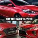 Top 10 mẫu xe bán chạy nhất tháng 12-2019: Toyota Vios chiếm lại Ngôi vương