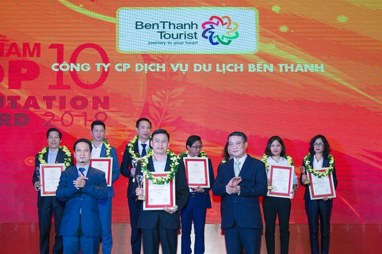 BenThanh Tourist đạt Top 3 công ty du lịch Việt Nam uy tín năm 2019 - 1