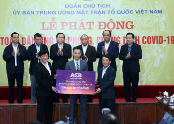 ACB ủng hộ 10 tỉ đồng hỗ trợ chính phủ Việt Nam phòng chống dịch Covid-19