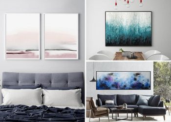 25 thiết kế tranh nghệ thuật trừu tượng cho bức tường thêm thú vị-26