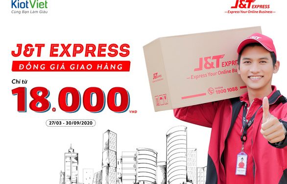 J&T Express đồng giá giao hàng chỉ từ 18.000 đồng trên KiotViet - 01