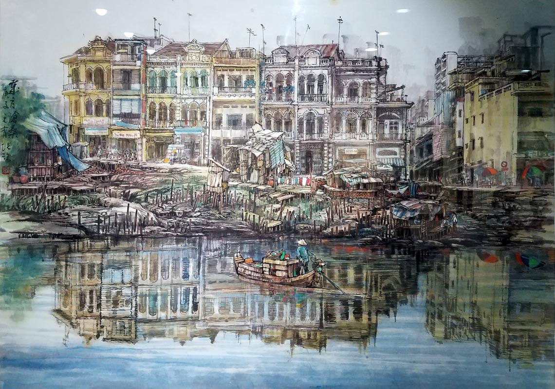 Thái Mặc Niên Hoa: Triển lãm tranh của 5 họa sĩ thủy mặc hàng đầu Sài Gòn -3