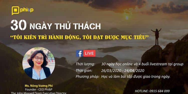 26-03-2020 | Chương trình đào tạo online “Tôi kiên trì hành động, tôi đạt được mục tiêu”