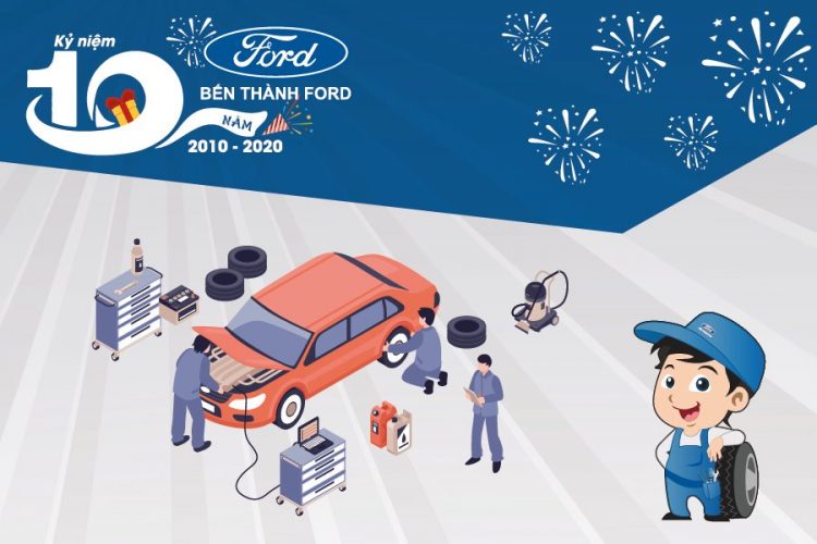 Chương trình ưu đãi dịch vụ bảo trì, bảo dưỡng tại Bến Thành Ford