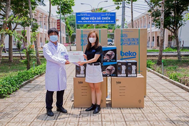 Beko việt nam trao tặng thiết bị điện tử nhằm chung tay đẩy lùi dịch covid-19 - 1