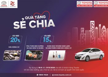 Chương trình ưu đãi “Quà tặng sẻ chia” từ Toyota Việt Nam