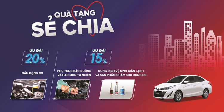 Chương trình ưu đãi “Quà tặng sẻ chia” từ Toyota Việt Nam