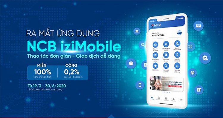Ứng dụng NCB iziMobile thu hút người dùng - 01