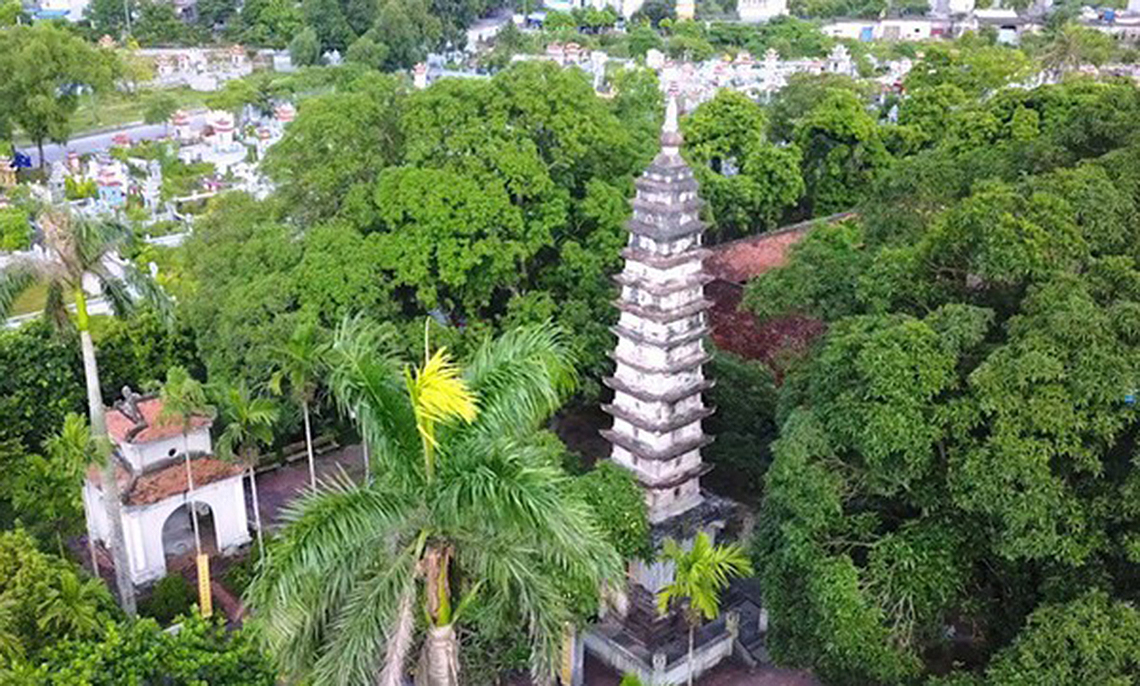 Chùa Phổ Minh - Ngôi chùa có tháp bằng gạch cao nhất ở Việt Nam - 3