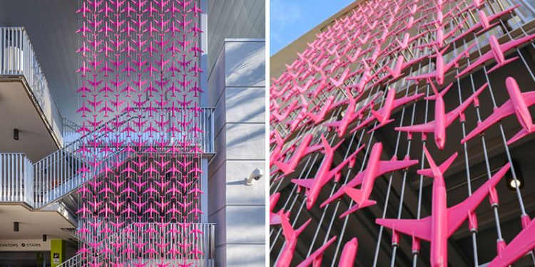 Nghệ thuật sắp đặt lấy cảm hứng từ những chuyến bay