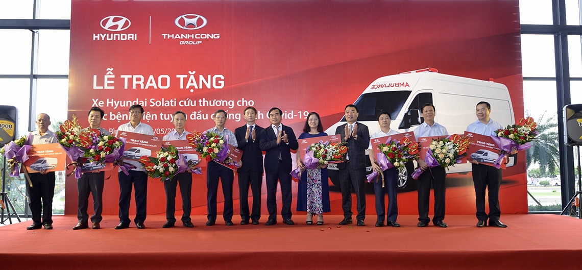 Tập đoàn Thành Công và Hyundai Motor tặng 10 xe Solati cứu thương cho các cơ sở y tế tuyến đầu chống dịch - 8