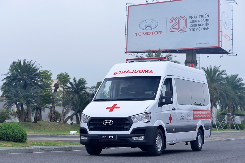 Tập đoàn Thành Công và Hyundai Motor tặng 10 xe Solati cứu thương cho các cơ sở y tế tuyến đầu chống dịch - 2