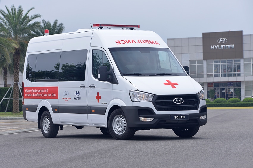 Tập đoàn Thành Công và Hyundai Motor tặng 10 xe Solati cứu thương cho các cơ sở y tế tuyến đầu chống dịch - 4