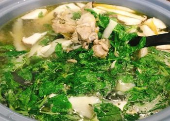 Gà tục tác lá é ‘qué đẽ’ -1