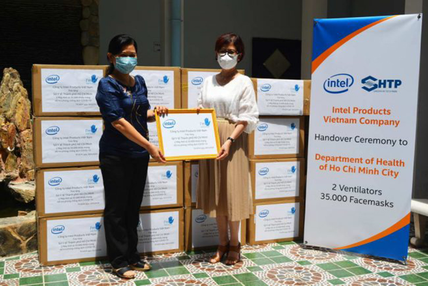 Công ty Intel Việt Nam tặng thiết bị y tế phòng, chống dịch bệnh Covid-19 - 2