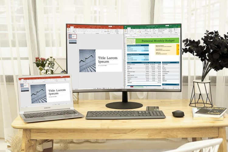 Samsung giới thiệu màn hình T55 với độ cong 1000R tối ưu cho dân văn phòng và chơi game - 1