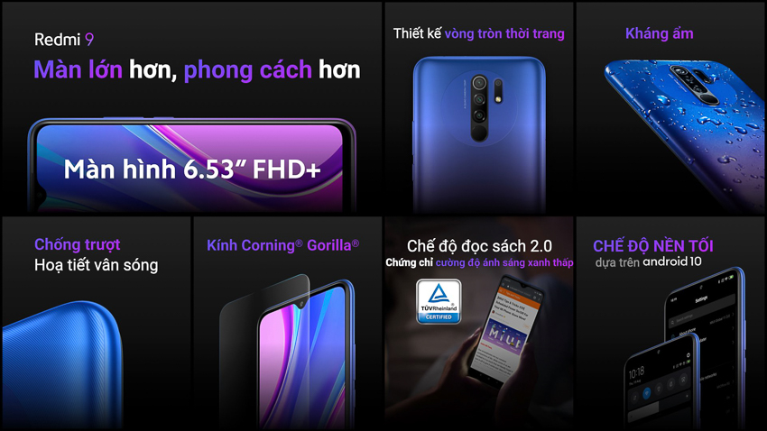 Xiaomi ra mắt ‘bom tấn’ Redmi 9 - 3 tùy chọn màu sắc, giá từ 3,59 triệu đồng - 2