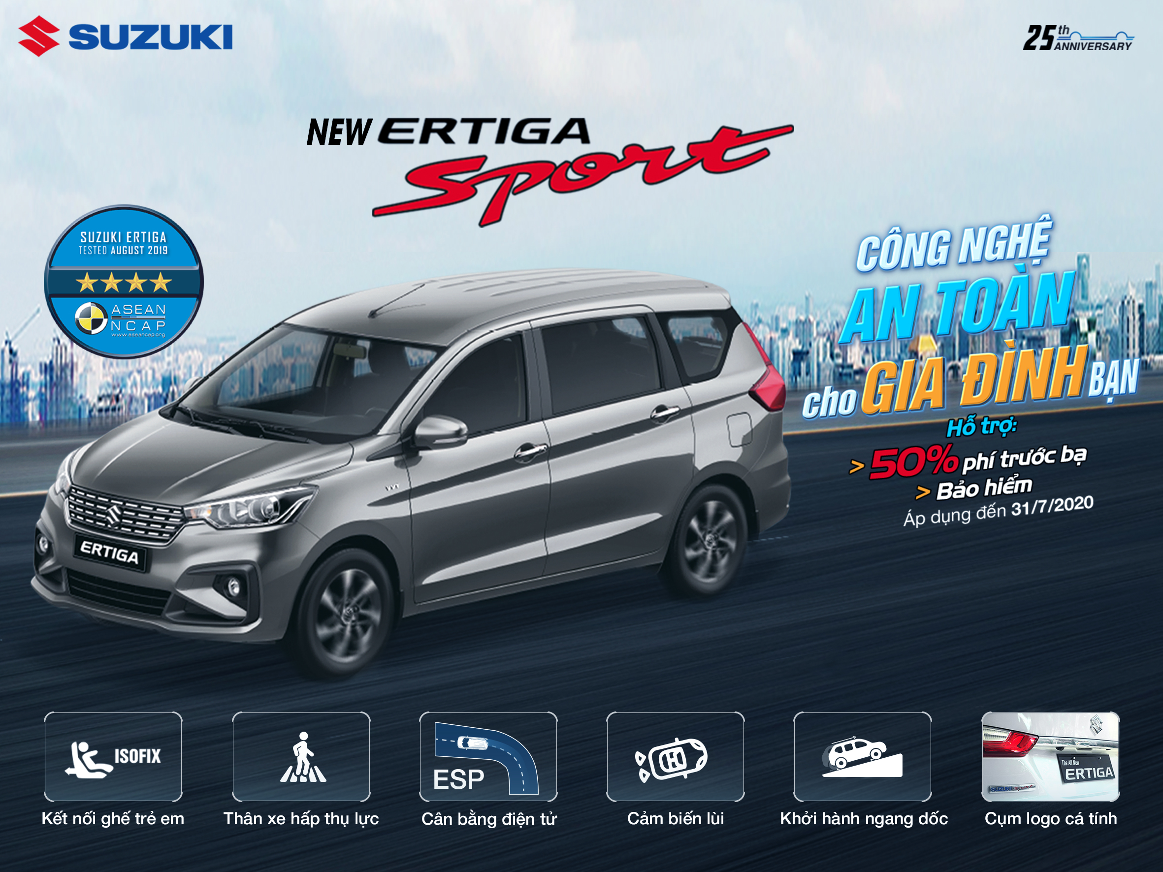 Suzuki Ertiga hỗ trợ 50% thuế trước bạ và hơn nữa trong tháng 7 - 3