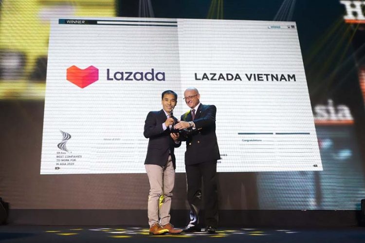 Lazada được vinh danh 'Nơi làm việc tốt nhất châu Á năm 2020' tại Việt Nam