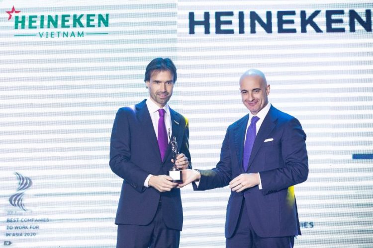 HEINEKEN Việt Nam đạt giải thưởng Nơi làm việc Tốt nhất Châu Á 2020