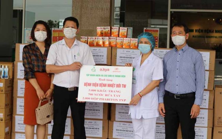 Tập đoàn dược Aikya Pharma tặng vật tư y tế cho phóng viên tác nghiệp trong dịch Covid-19 tại Đà Nẵng - 1