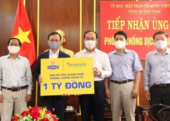 Bia Larue ủng hộ chống Covid-19