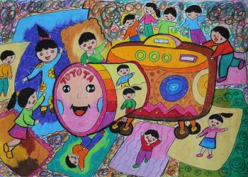 Toyota Việt Nam phát động Cuộc thi Vẽ tranh Quốc tế Toyota “Chiếc ô tô mơ ước” năm 2020 - 1