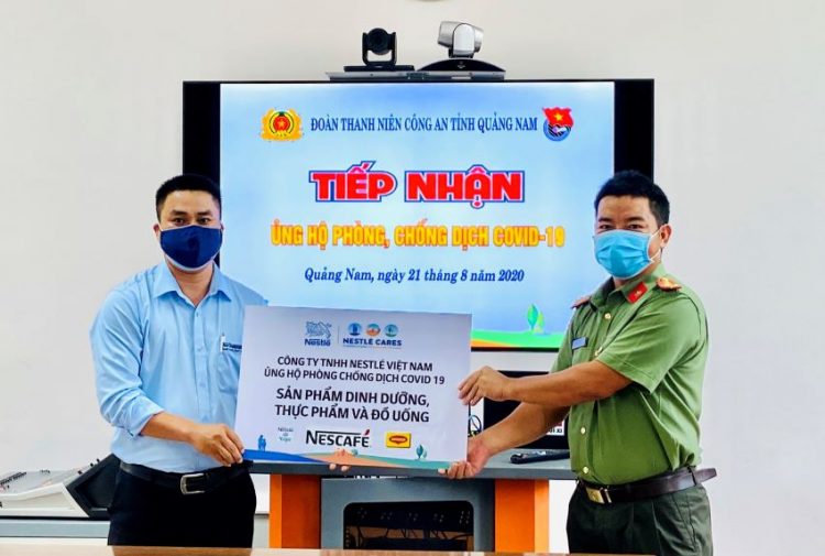 Nestlé hỗ trợ 700.000 sản phẩm giúp các tỉnh Miền Trung chống dịch COVID-19
