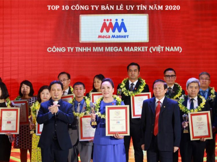 MM Mega Market nằm trong “Top 10 Công ty bán lẻ Uy tín” năm 2020 tại Việt Nam