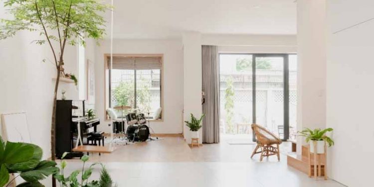 Căn nhà 300m2 gây ấn tượng với không gian tối giản kết nối thành viên gia đình -3