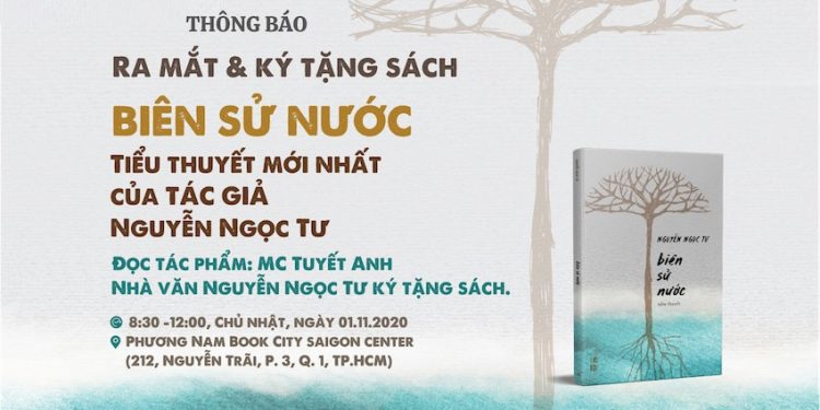 Ra mắt và ký tặng sách Biên Sử Nước của nhà văn Nguyễn Ngọc Tư