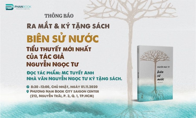 Ra mắt và ký tặng sách Biên Sử Nước của nhà văn Nguyễn Ngọc Tư