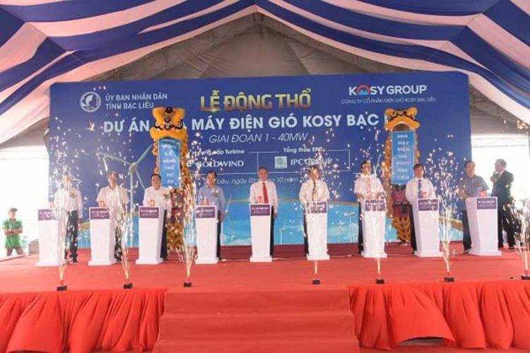 Tập đoàn Kosy ‘đặt chân’ vào lĩnh vực điện gió