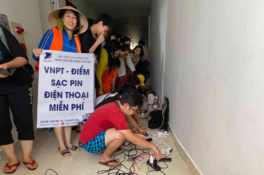 VNPT kịp thời hỗ trợ khách hàng trong bão số 6, số 7 -3