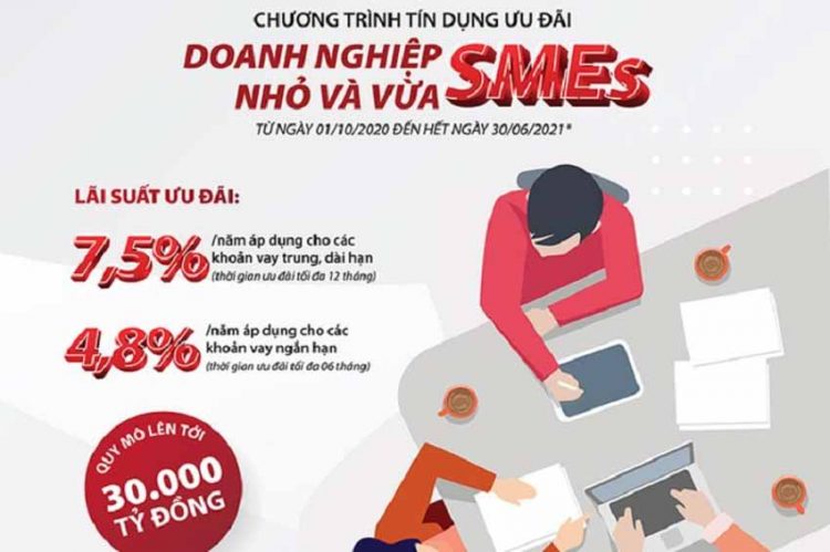 Agribank dành 30.000 tỉ đồng cho vay ưu đãi doanh nghiệp nhỏ và vừa
