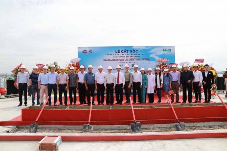 NHG cất nóc trường quốc tế SNA Marianapolis - Biên Hòa Campus