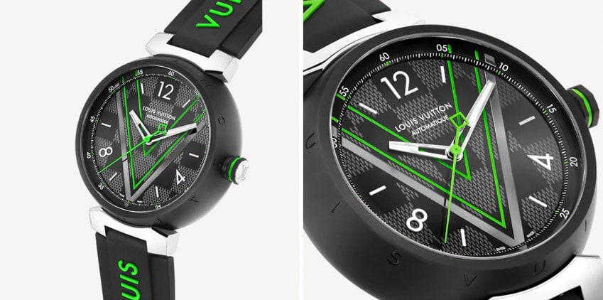Louis Vuitton giới thiệu đồng hồ Tambour Damier Graphite Race - 5