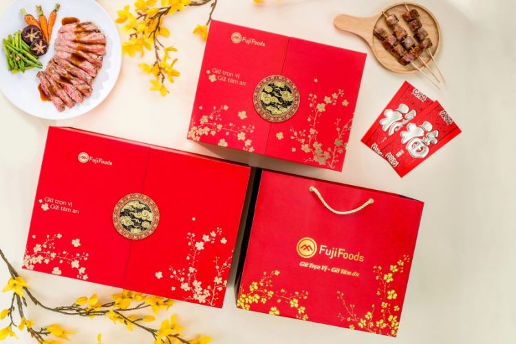 Hộp quà thịt bò FujiFoods – Món quà Giáng sinh sang trọng và cao cấp