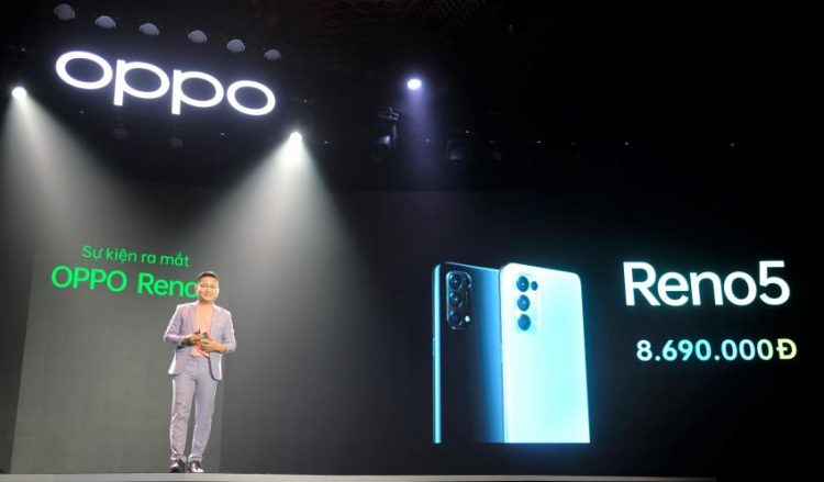 OPPO chính thức ra mắt Reno5 tại Việt Nam, giá 8,69 triệu đồng