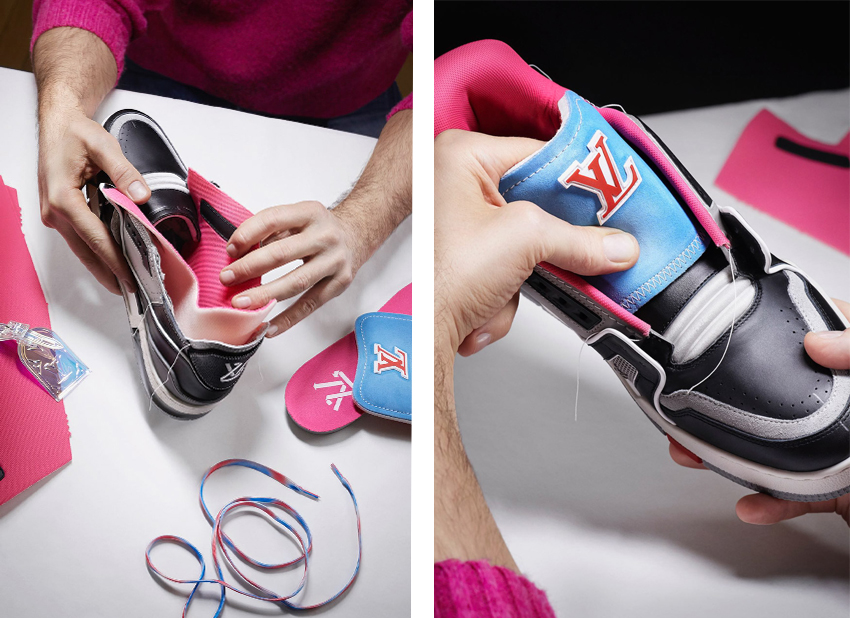 Louis Vuitton ra mắt Bộ sưu tập giày nam LV Trainer Upcycling - 3