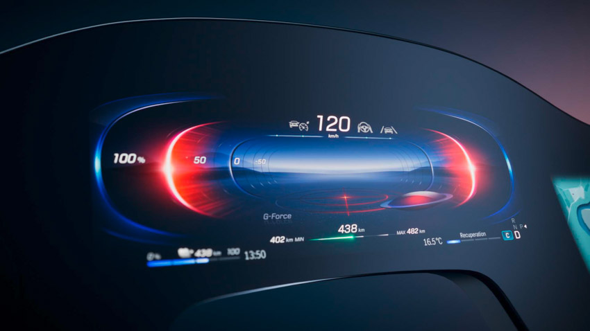Mercedes-Benz ra mắt màn hình ô tô siêu mỏng 56 inch lớn nhất thế giới trên xe điện EQS - 8