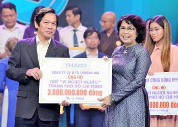 Thaco tặng hơn 17 tỷ đồng chăm lo tết cho người nghèo - 1