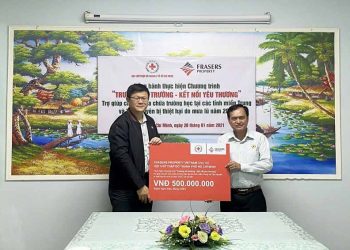 Frasers Property Vietnam ủng hộ 500 triệu đồng cho chương trình 'Trường tới Trường - Kết nối yêu thương'