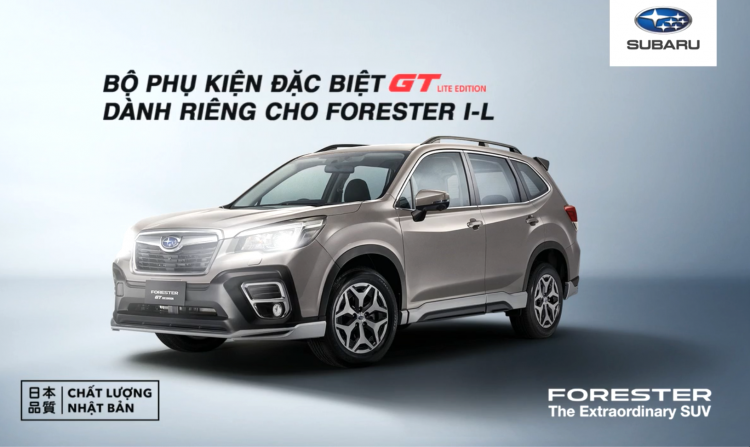 Subaru giới thiệu bộ phụ kiện GT Edition dành cho Forester 2.0i-L
