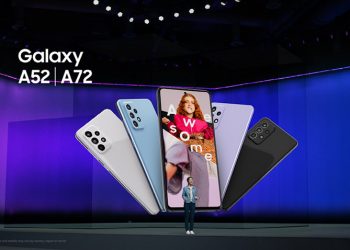 Rachel Lee Bộ phận Tiếp thị Kinh doanh Truyền thông ngành Di động của công ty Điện tử Samsung đang giới thiệu Thế hệ Galaxy A mới tại Galaxy Awesome Unpacked, được tổ chức trực tuyến ngày 17/3/2021