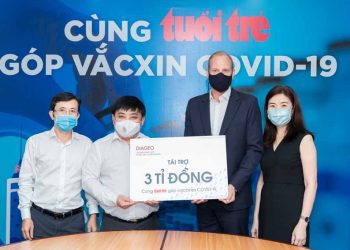 Diageo Việt Nam tài trợ 3 tỷ đồng 'Cùng Tuổi Trẻ góp vắc-xin Covid-19'